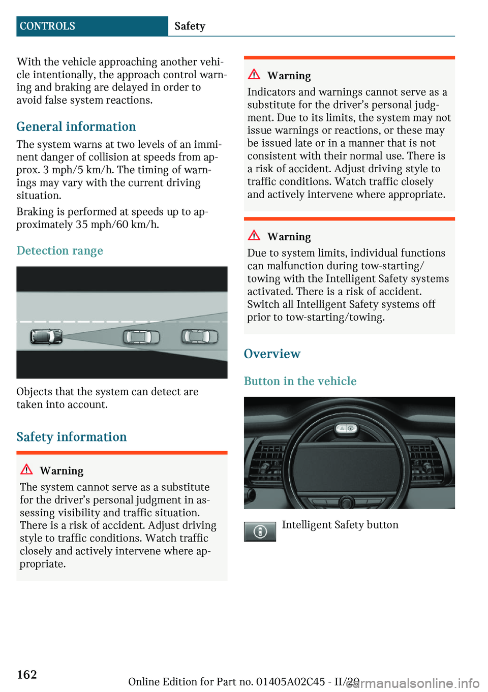 MINI COOPER CONVERTIBLE 2021  Owners Manual �W�