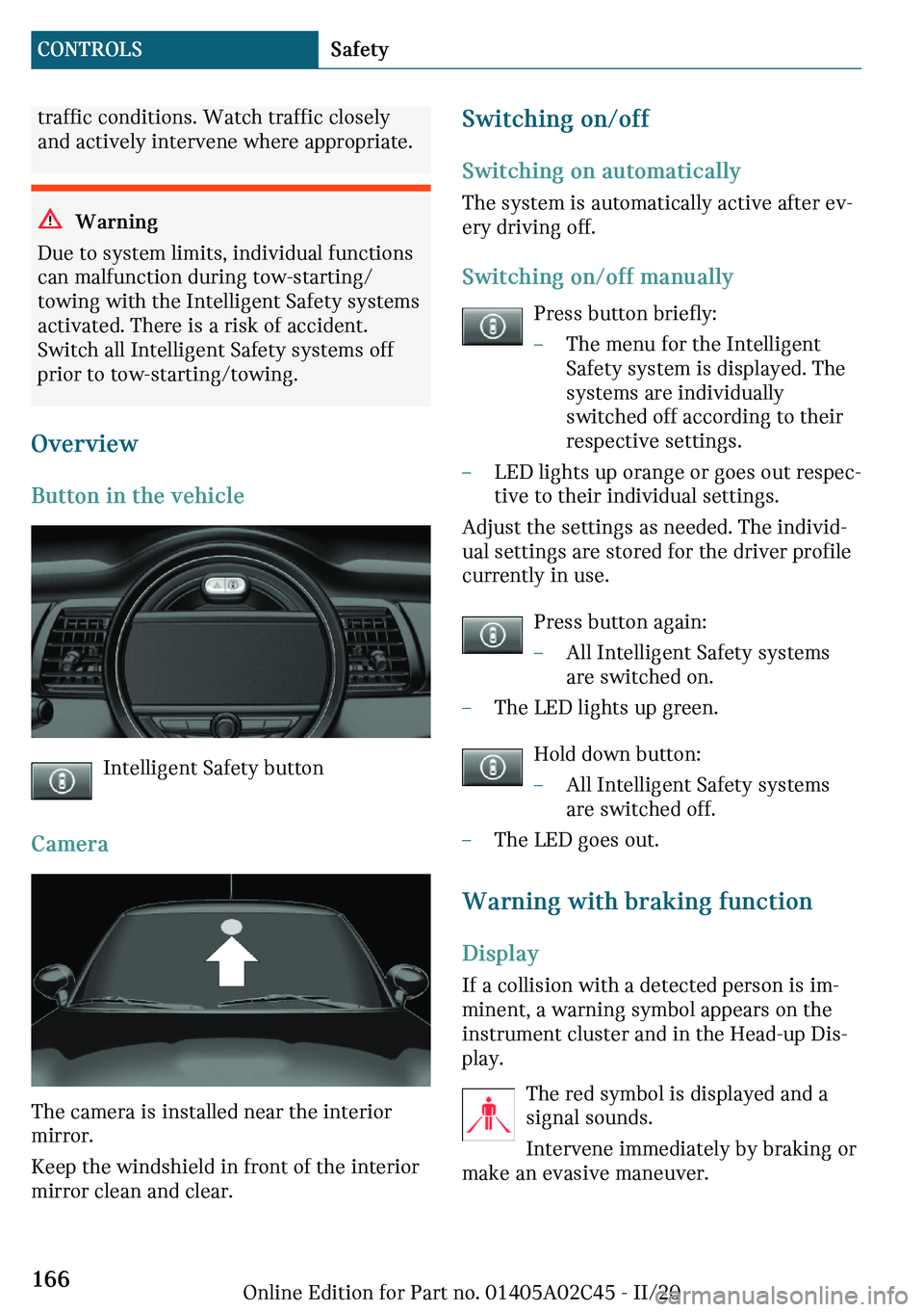 MINI COOPER CONVERTIBLE 2021  Owners Manual �