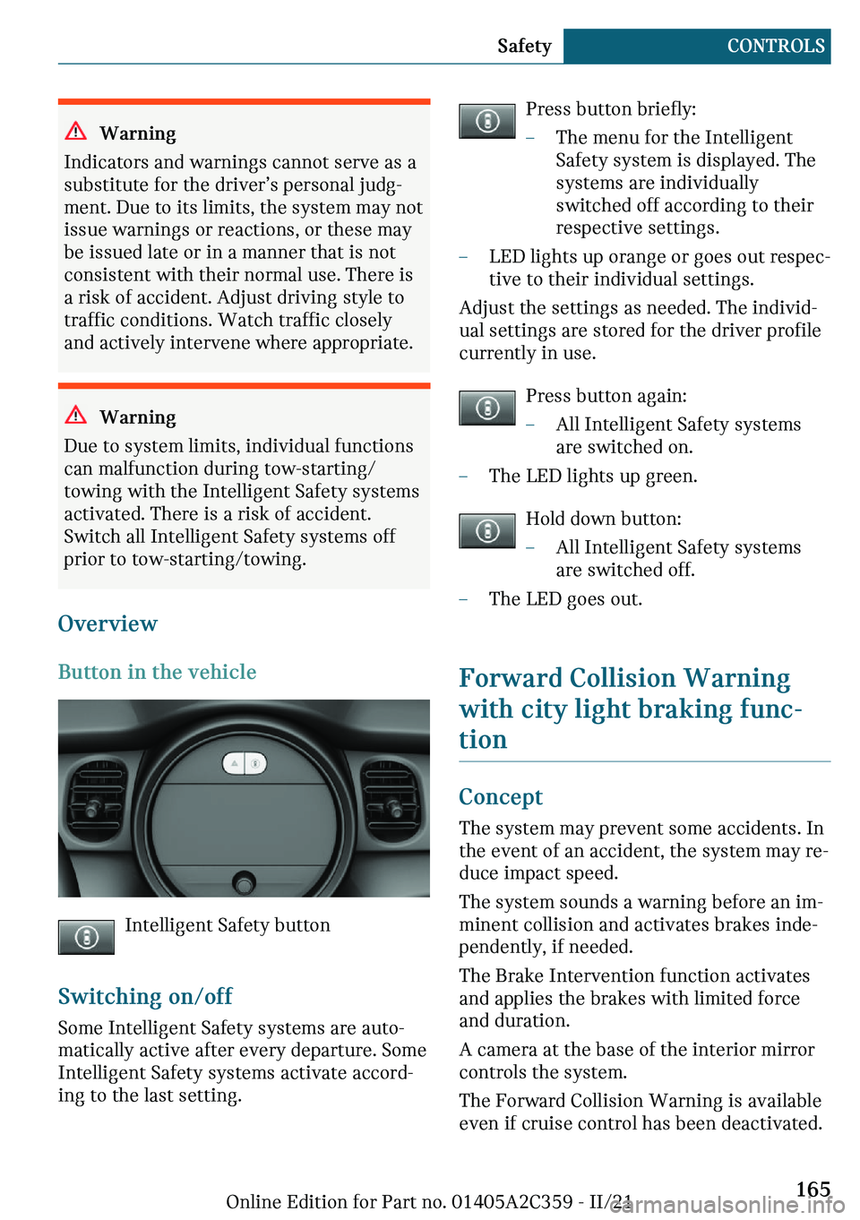 MINI COOPER CONVERTIBLE 2022  Owners Manual �W�