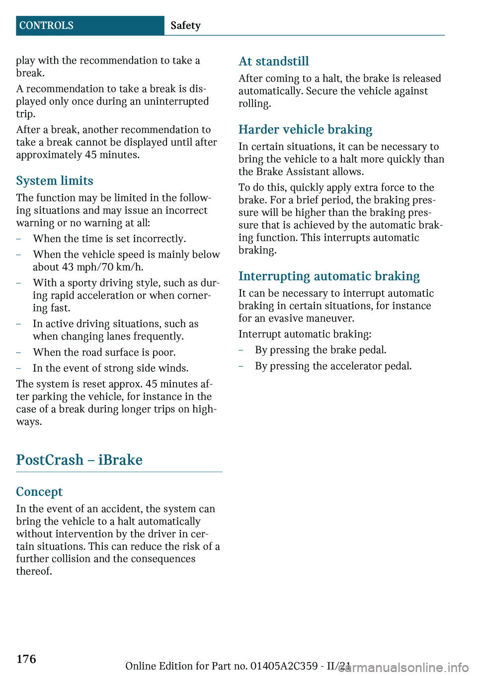 MINI COOPER CONVERTIBLE 2022  Owners Manual �