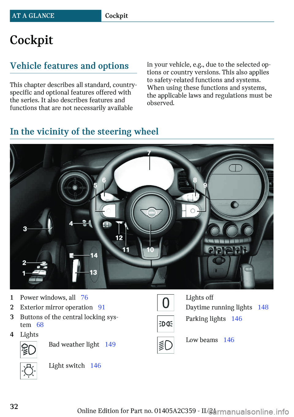 MINI COOPER CONVERTIBLE 2022  Owners Manual �C�
