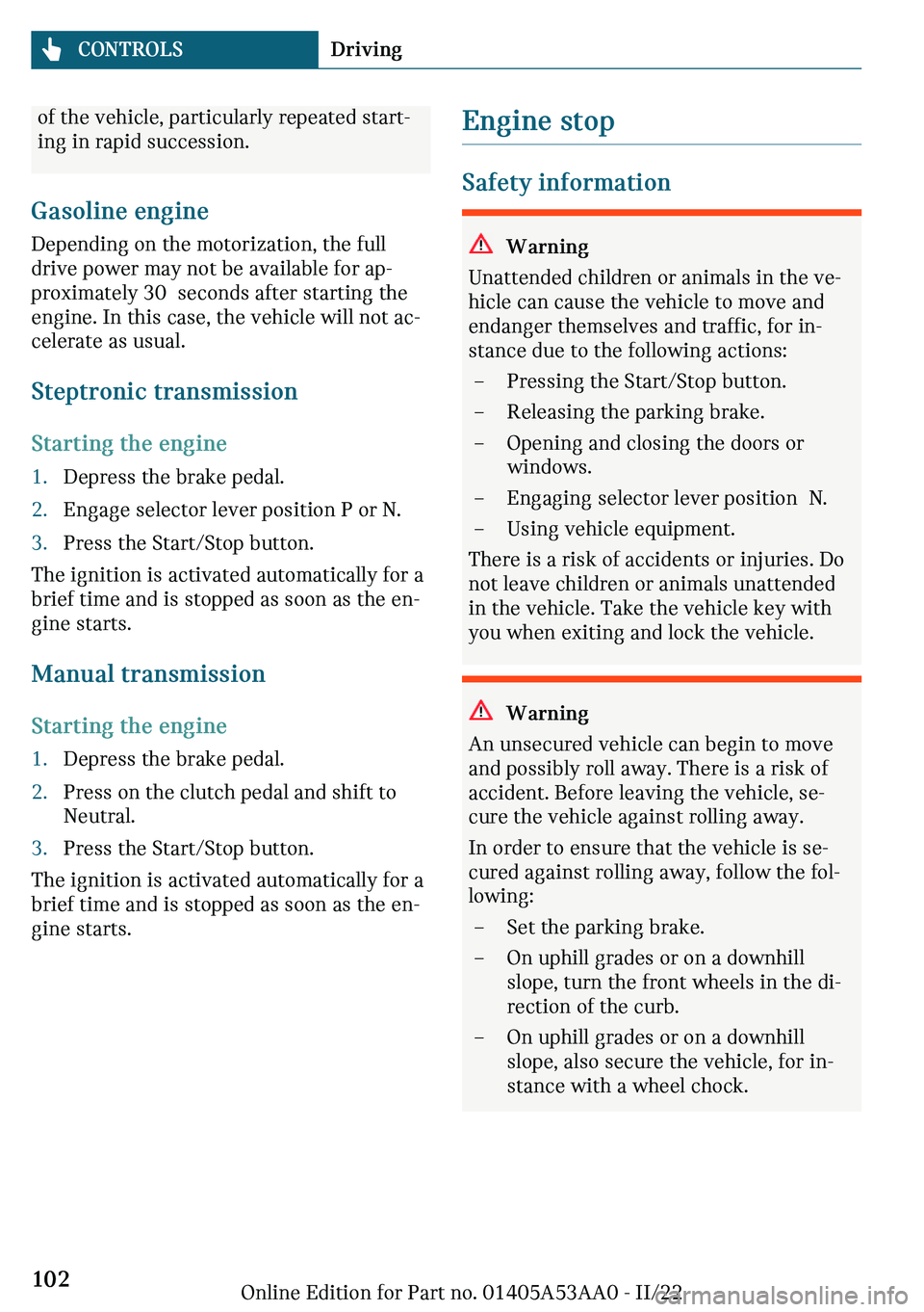 MINI COOPER CONVERTIBLE 2023  Owners Manual �