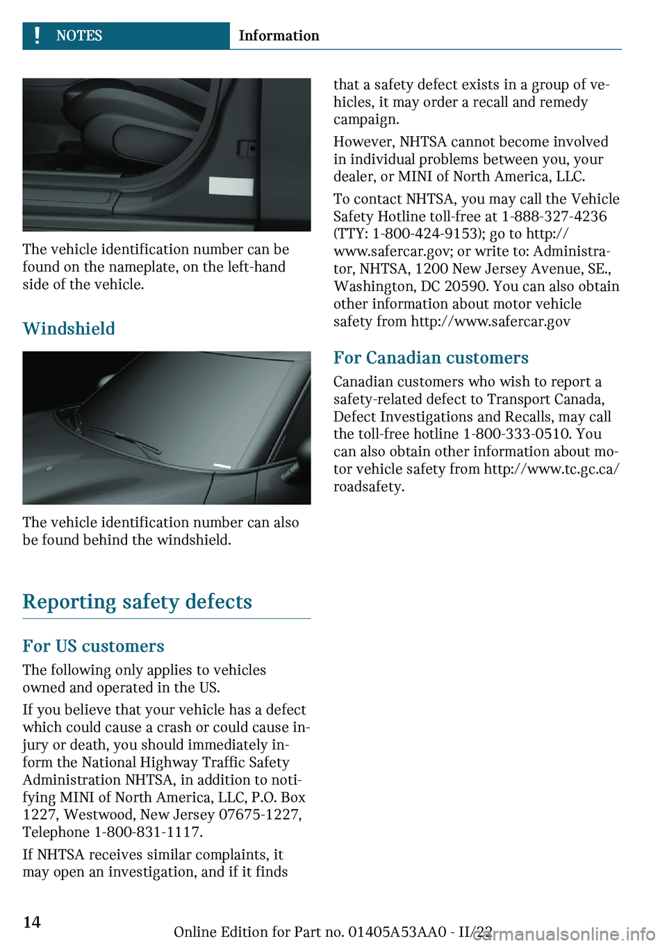 MINI COOPER CONVERTIBLE 2023  Owners Manual �m�