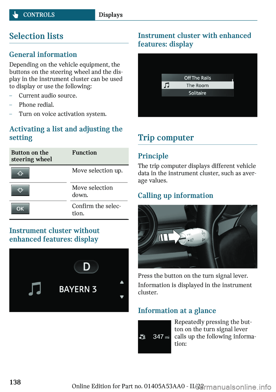 MINI COOPER CONVERTIBLE 2023  Owners Manual �d�