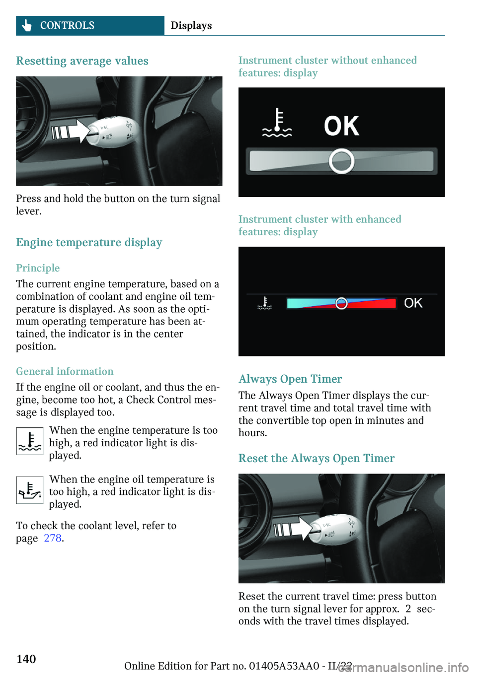 MINI COOPER CONVERTIBLE 2023  Owners Manual �`�