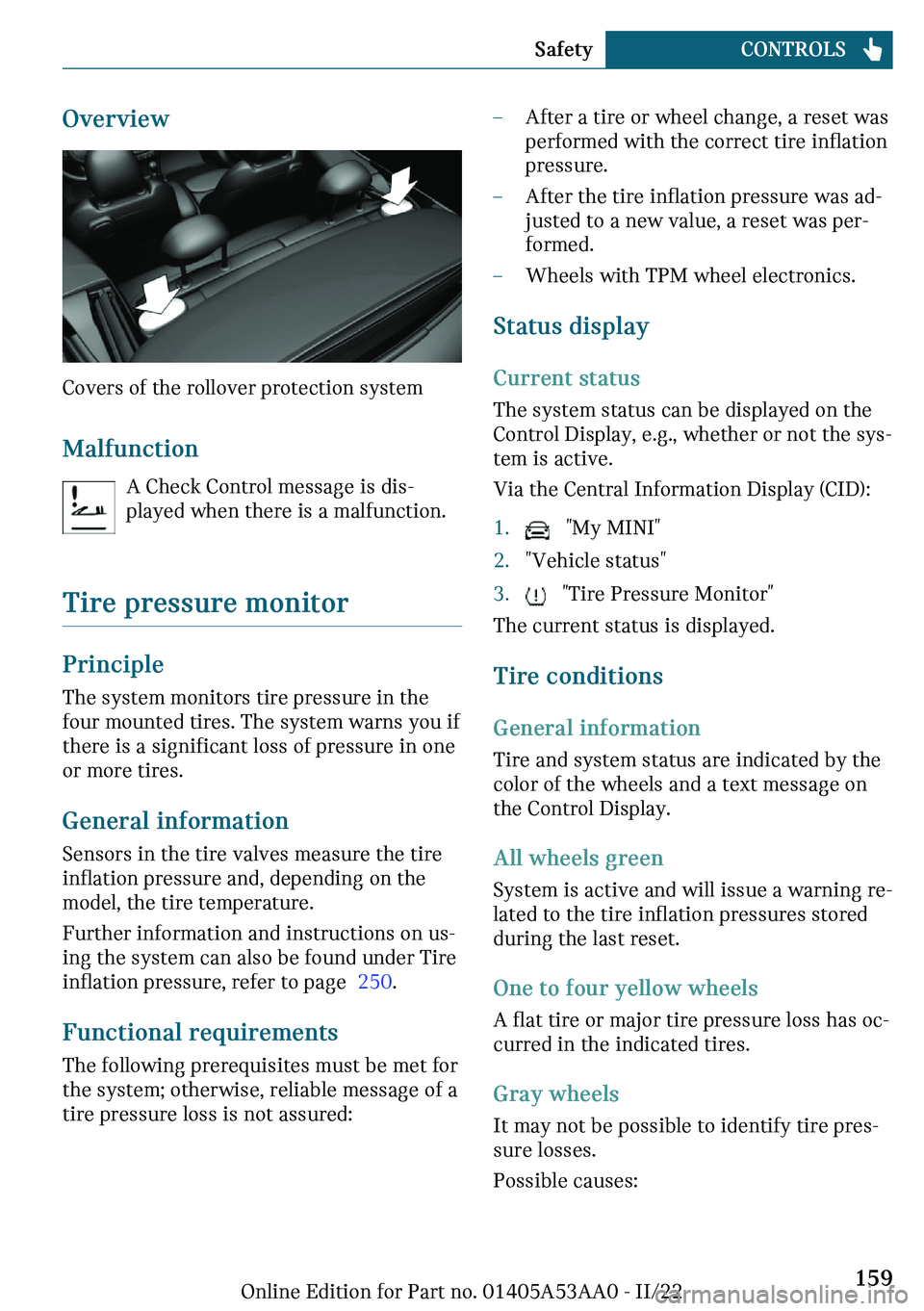 MINI COOPER CONVERTIBLE 2023  Owners Manual �O	�