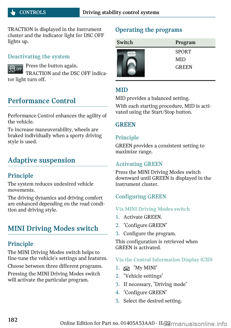 MINI COOPER CONVERTIBLE 2023  Owners Manual �m�`��C�m�-�O�N��