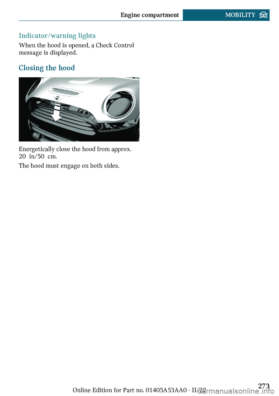 MINI COOPER CONVERTIBLE 2023  Owners Manual �-�n�