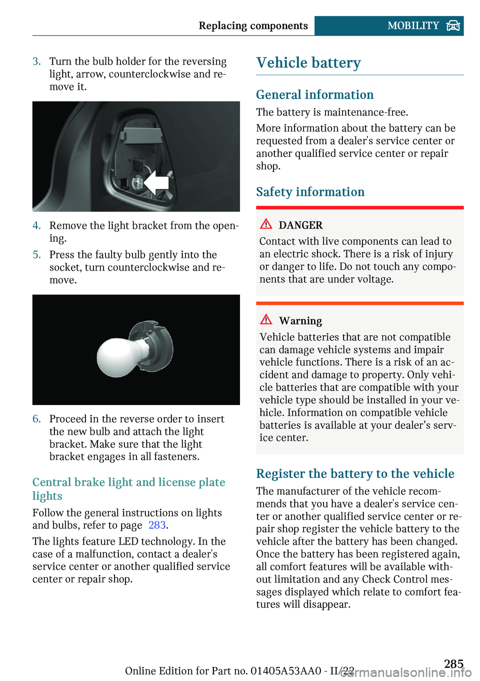 MINI COOPER CONVERTIBLE 2023  Owners Manual c�m�