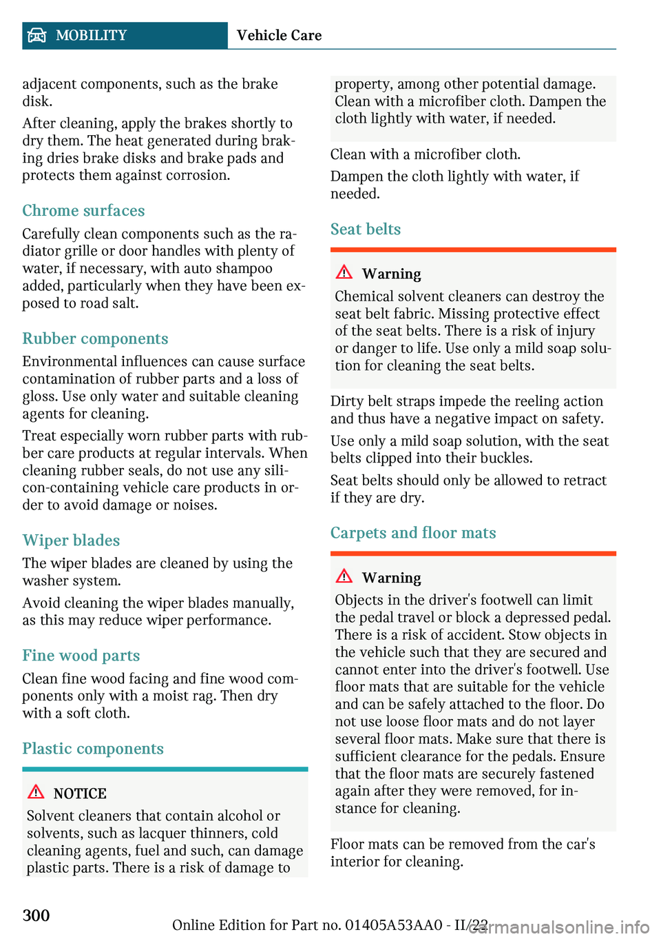 MINI COOPER CONVERTIBLE 2023  Owners Manual �