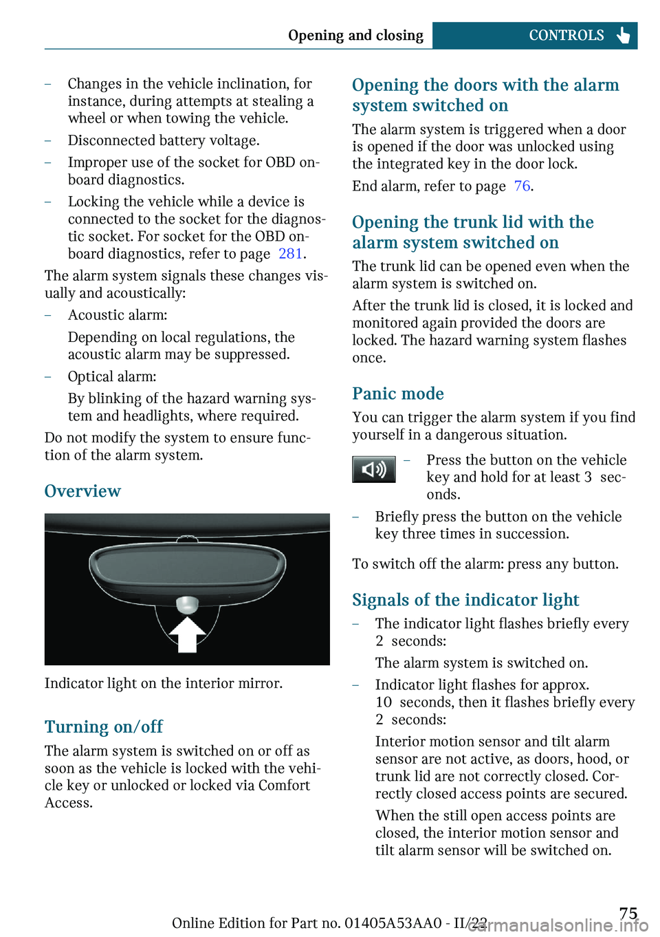 MINI COOPER CONVERTIBLE 2023  Owners Manual 