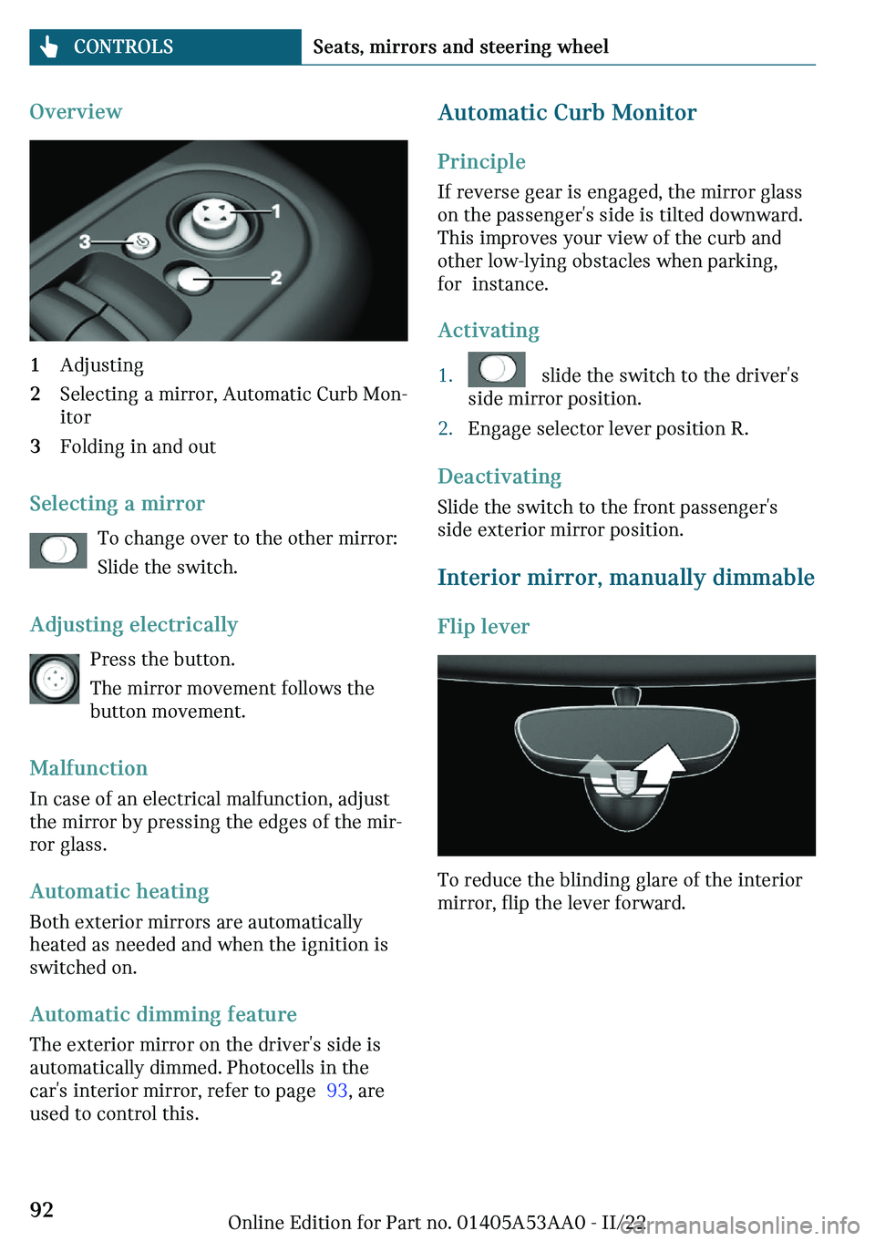 MINI COOPER CONVERTIBLE 2023  Owners Manual �O	�
