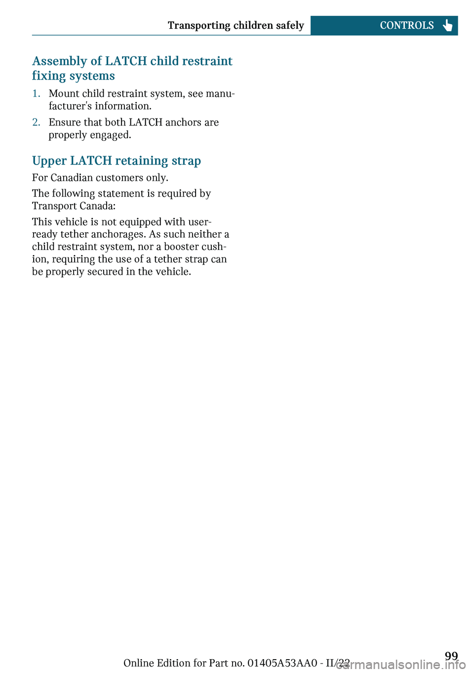 MINI COOPER CONVERTIBLE 2023  Owners Manual ��