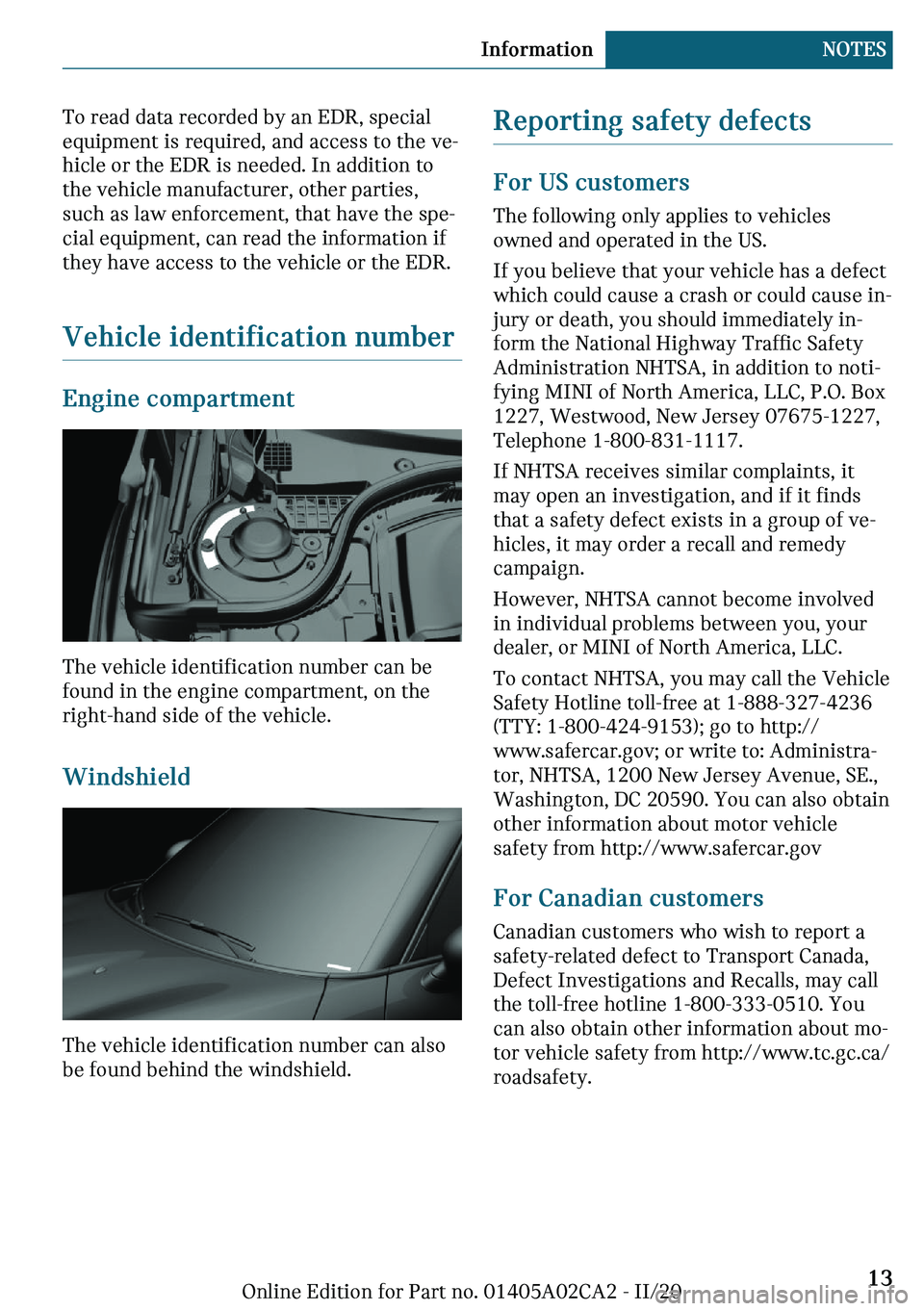 MINI COUNTRYMAN 2021  Owners Manual �m�