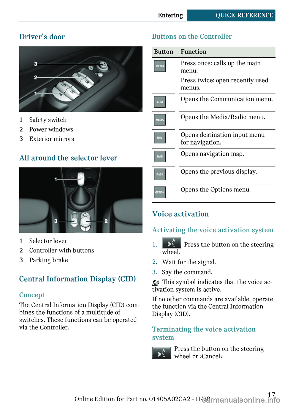 MINI COUNTRYMAN 2021  Owners Manual ��r�