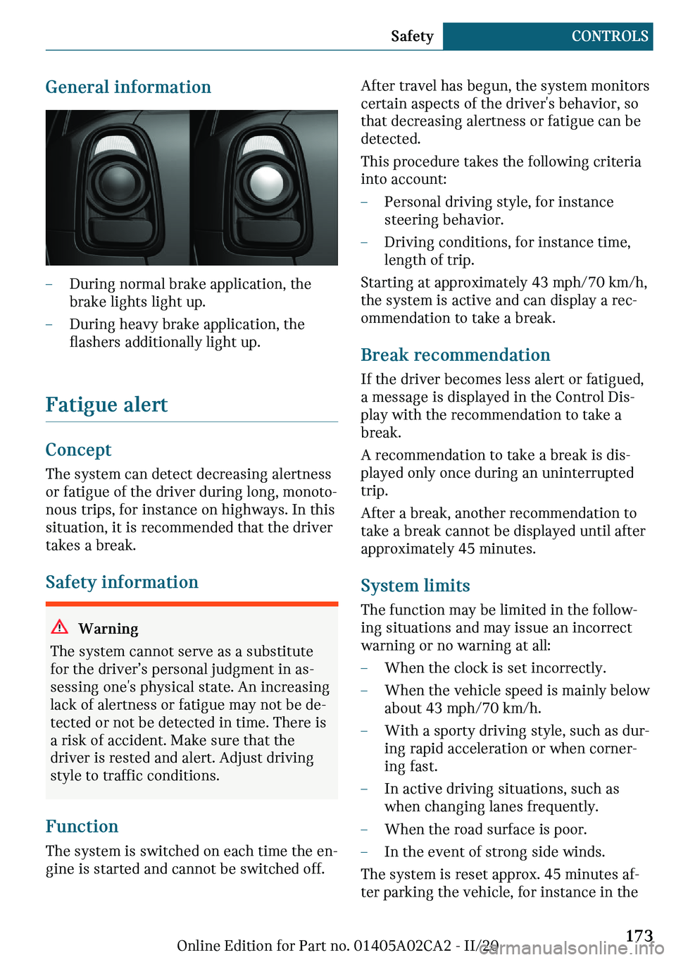 MINI COUNTRYMAN 2021  Owners Manual �G�