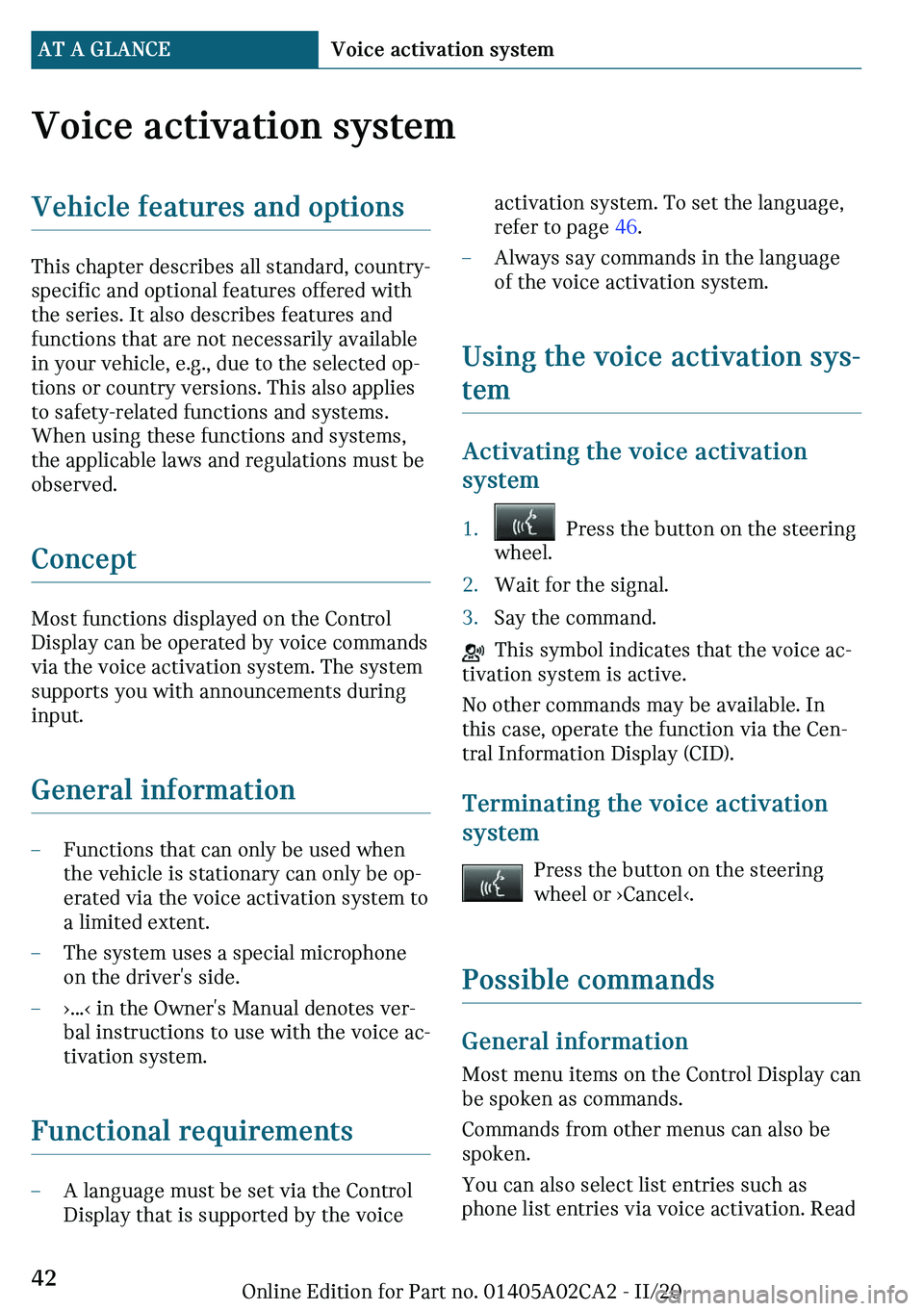 MINI COUNTRYMAN 2021  Owners Manual �V�