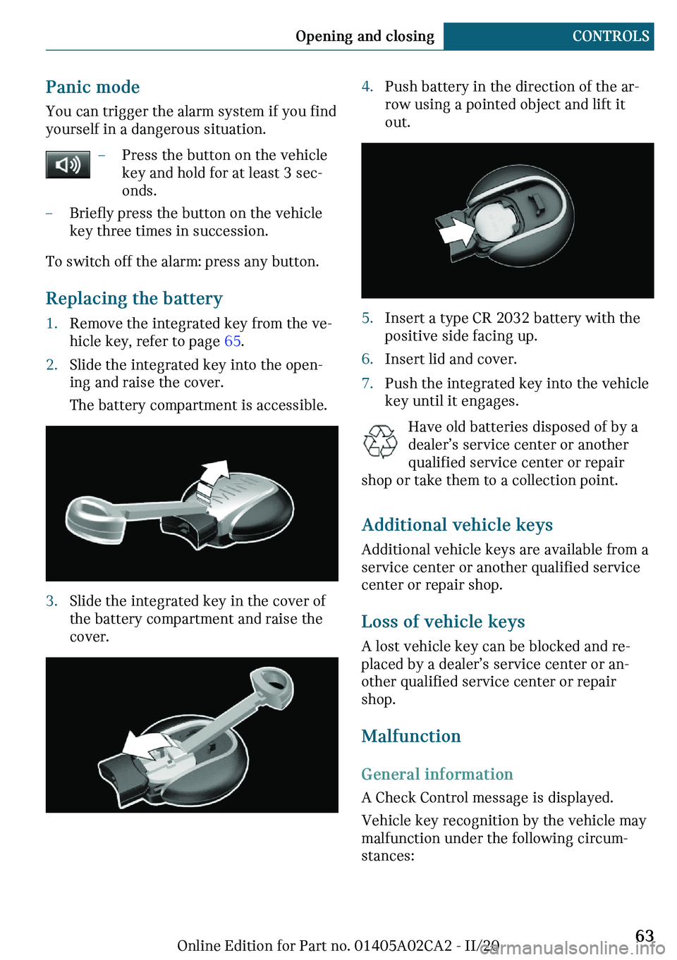 MINI COUNTRYMAN 2021  Owners Manual �\�
