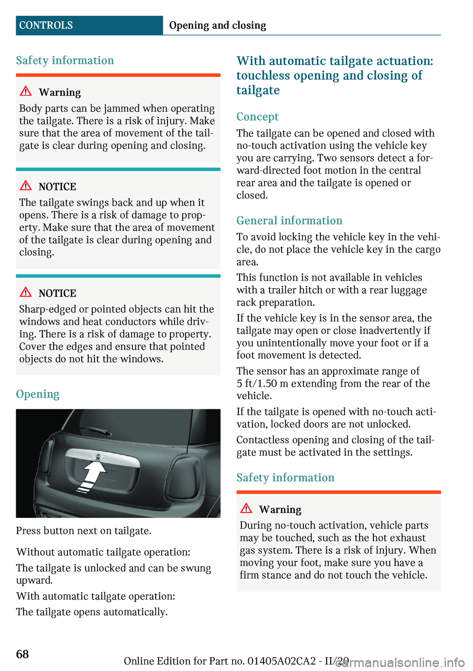 MINI COUNTRYMAN 2021  Owners Manual �d�