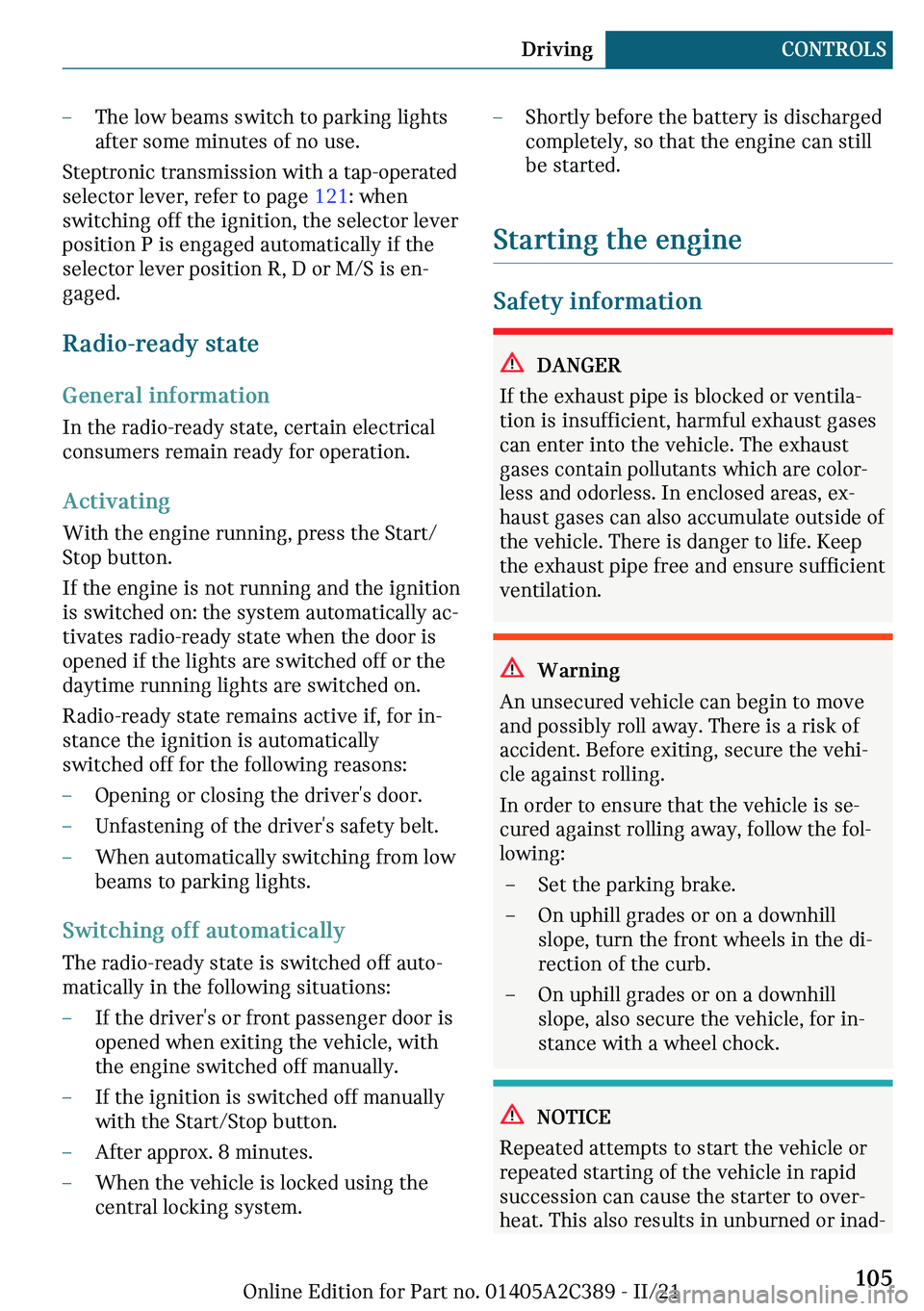 MINI COUNTRYMAN 2022  Owners Manual 