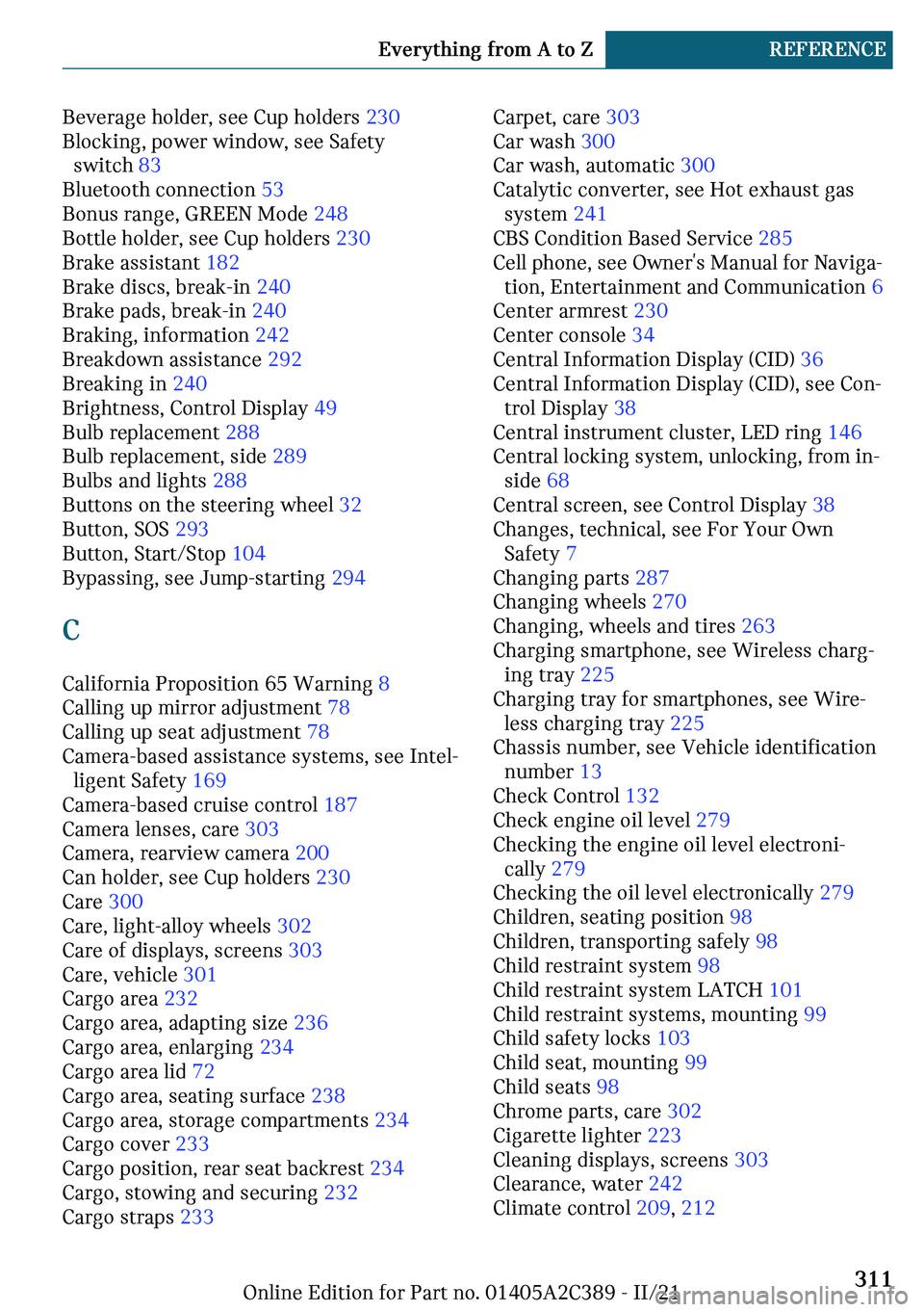 MINI COUNTRYMAN 2022  Owners Manual �B�