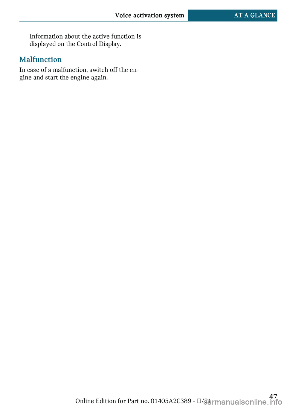 MINI COUNTRYMAN 2022  Owners Manual �-�n�f�