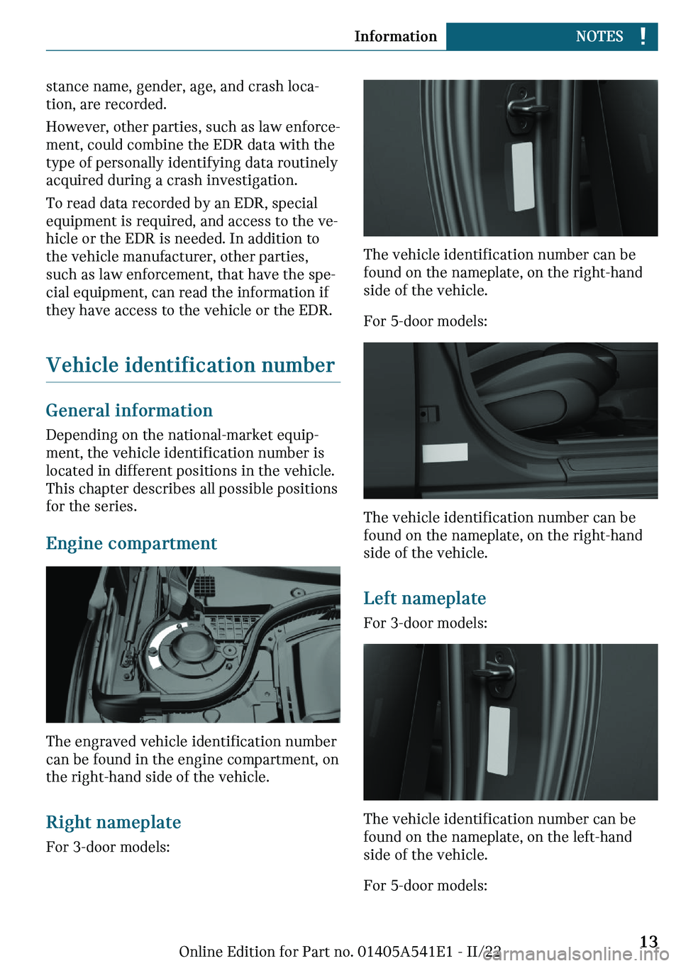 MINI COUNTRYMAN 2023  Owners Manual �