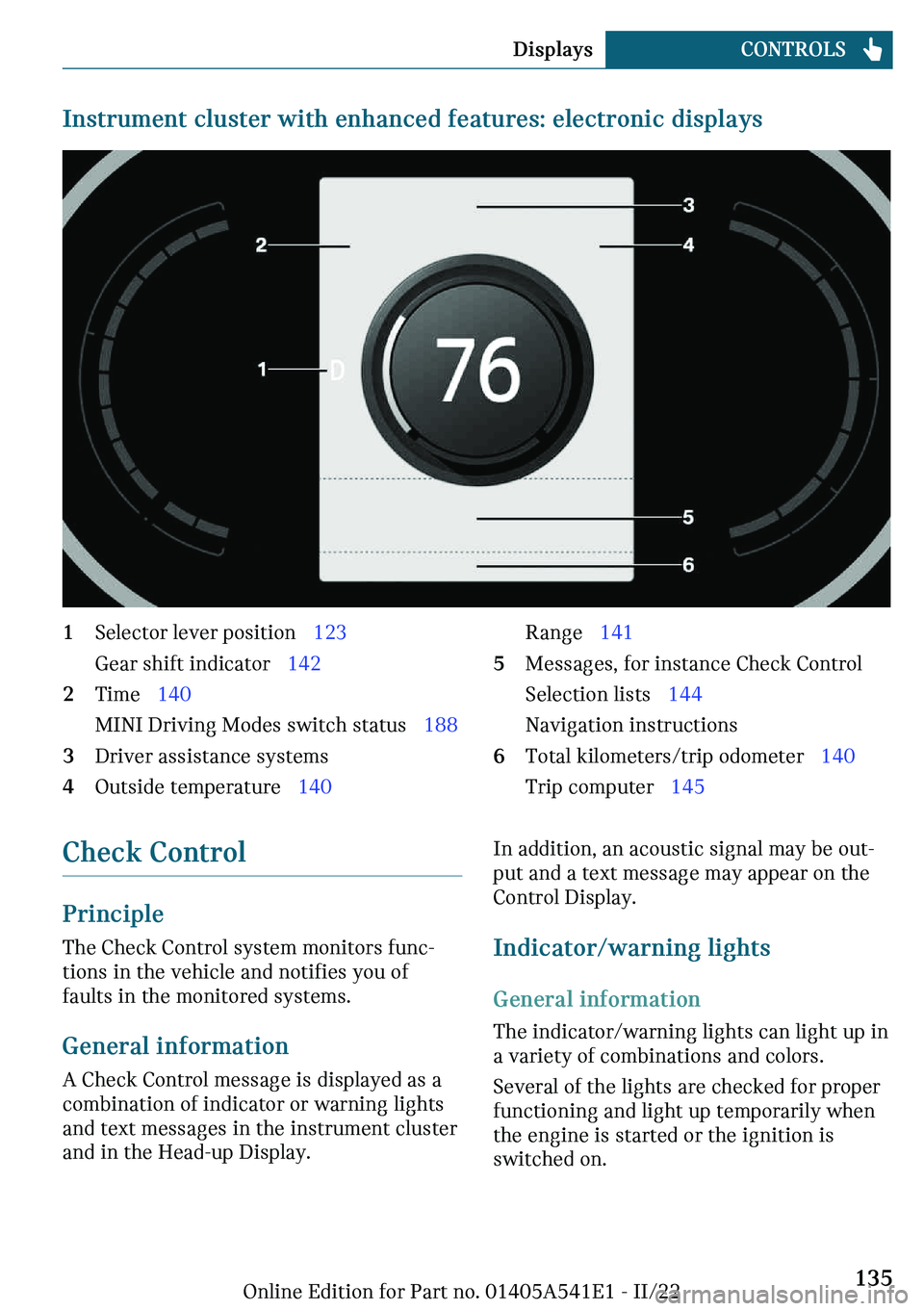 MINI COUNTRYMAN 2023  Owners Manual �-�n�