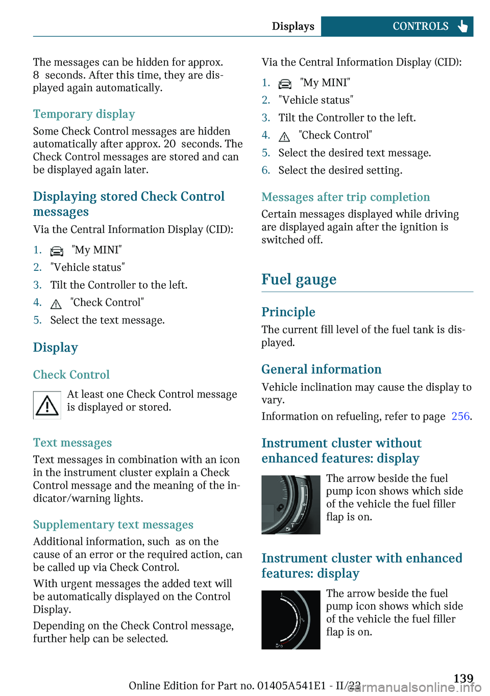 MINI COUNTRYMAN 2023  Owners Manual �m�