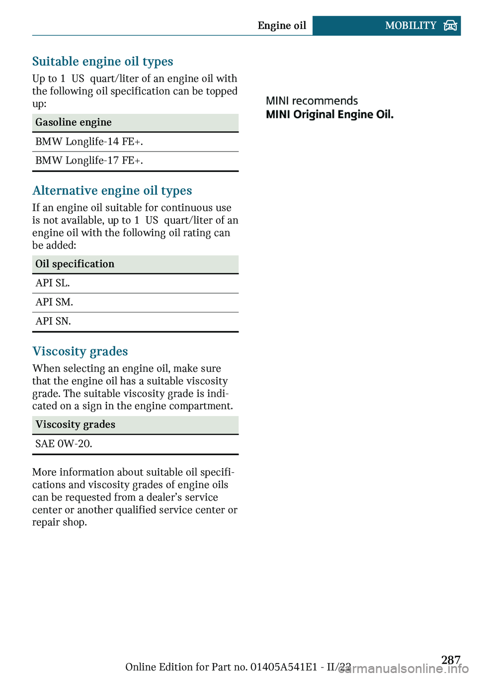 MINI COUNTRYMAN 2023  Owners Manual �d�