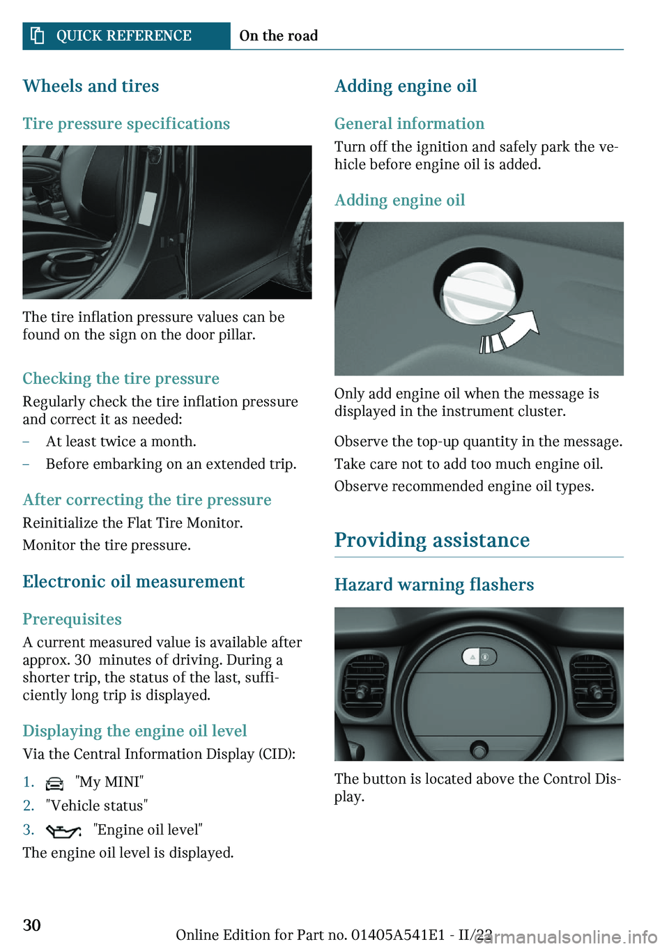 MINI COUNTRYMAN 2023  Owners Manual �W�