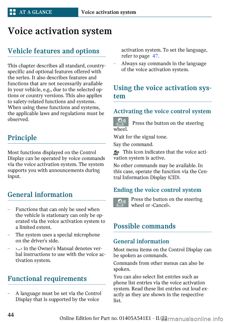 MINI COUNTRYMAN 2023  Owners Manual �V�