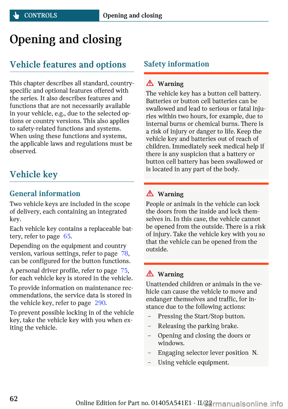 MINI COUNTRYMAN 2023  Owners Manual �O�