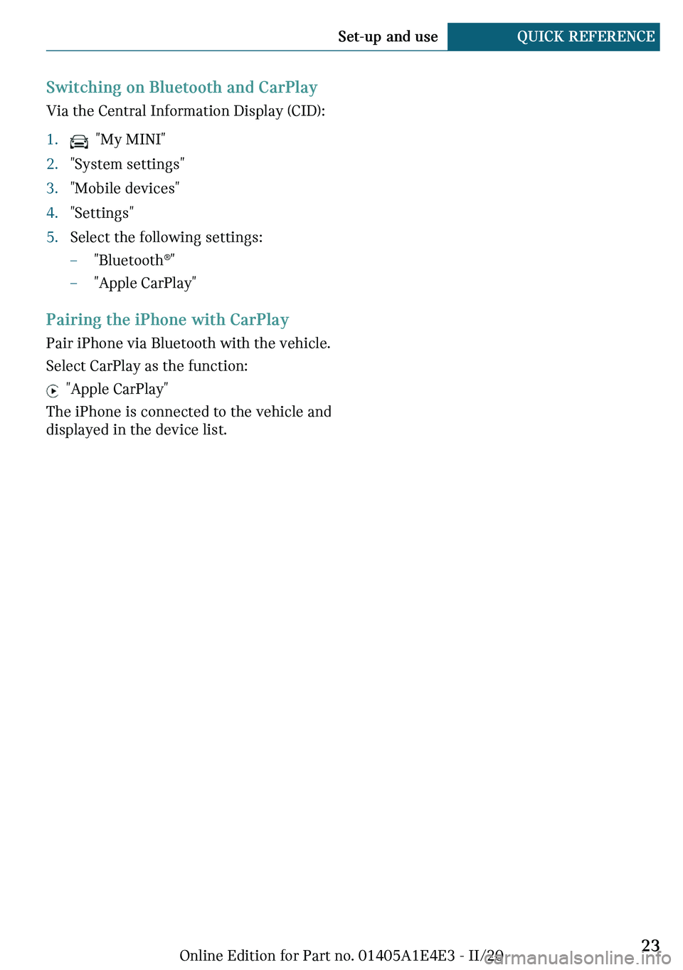 MINI JOHN COOPER WORKS GP 2021  Owners Manual �d
�