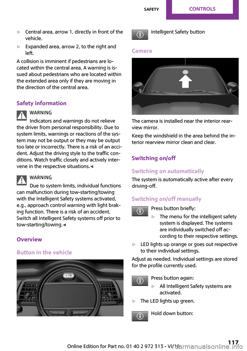 MINI 5 door 2016  Owners Manual 