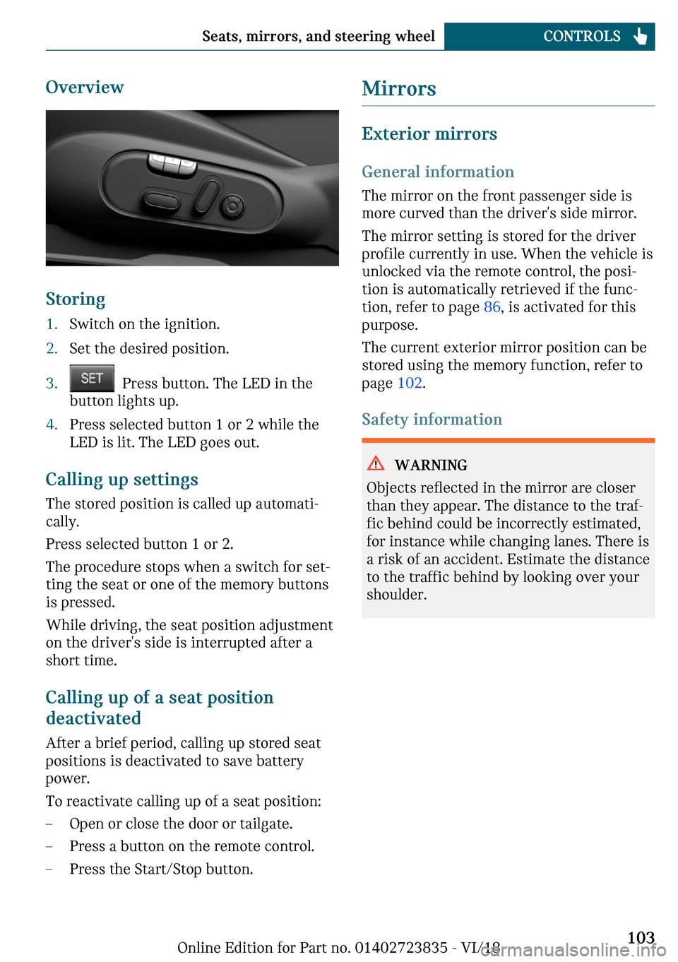 MINI Countryman 2019  Owners Manual �O	�