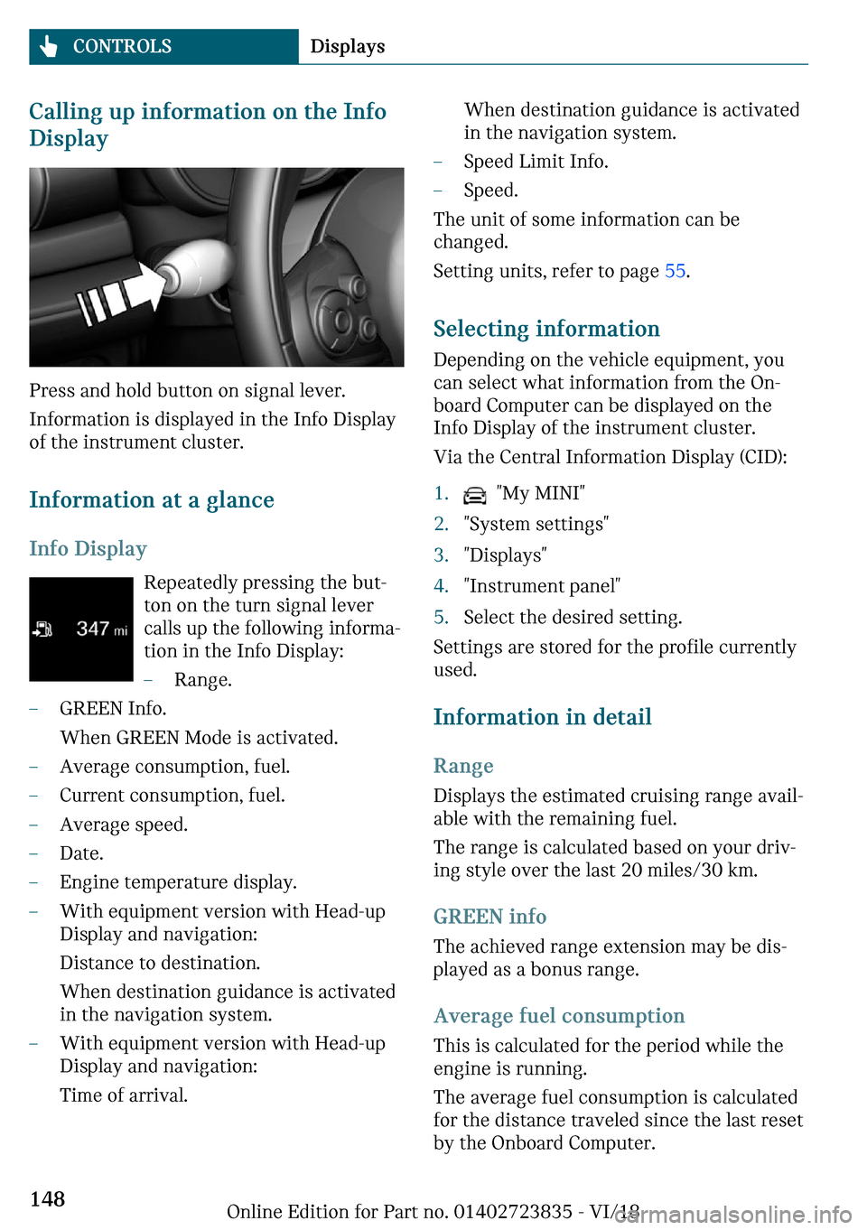 MINI Countryman 2019  Owners Manual �C�