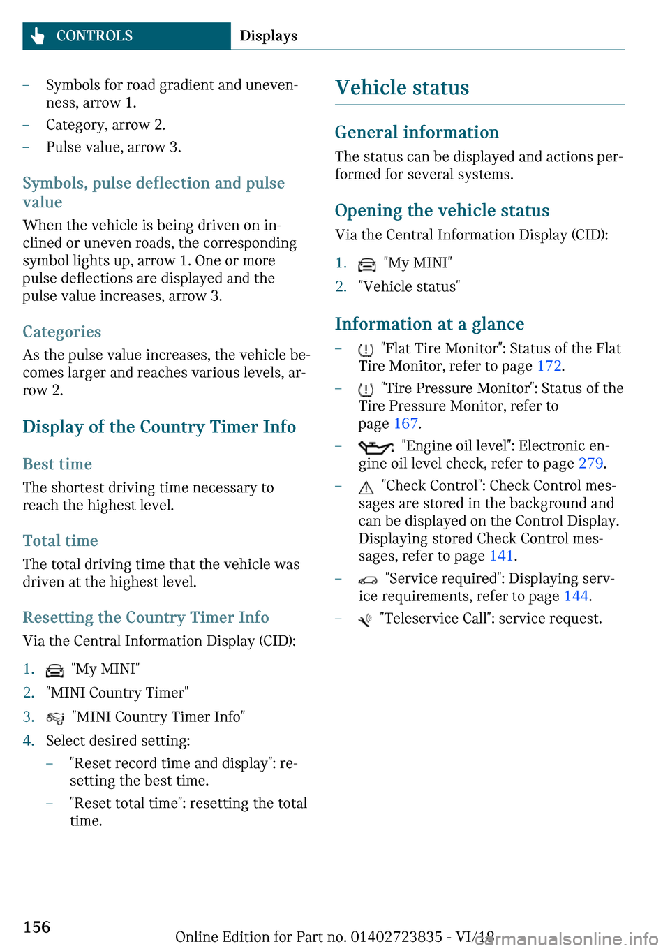MINI Countryman 2019  Owners Manual 