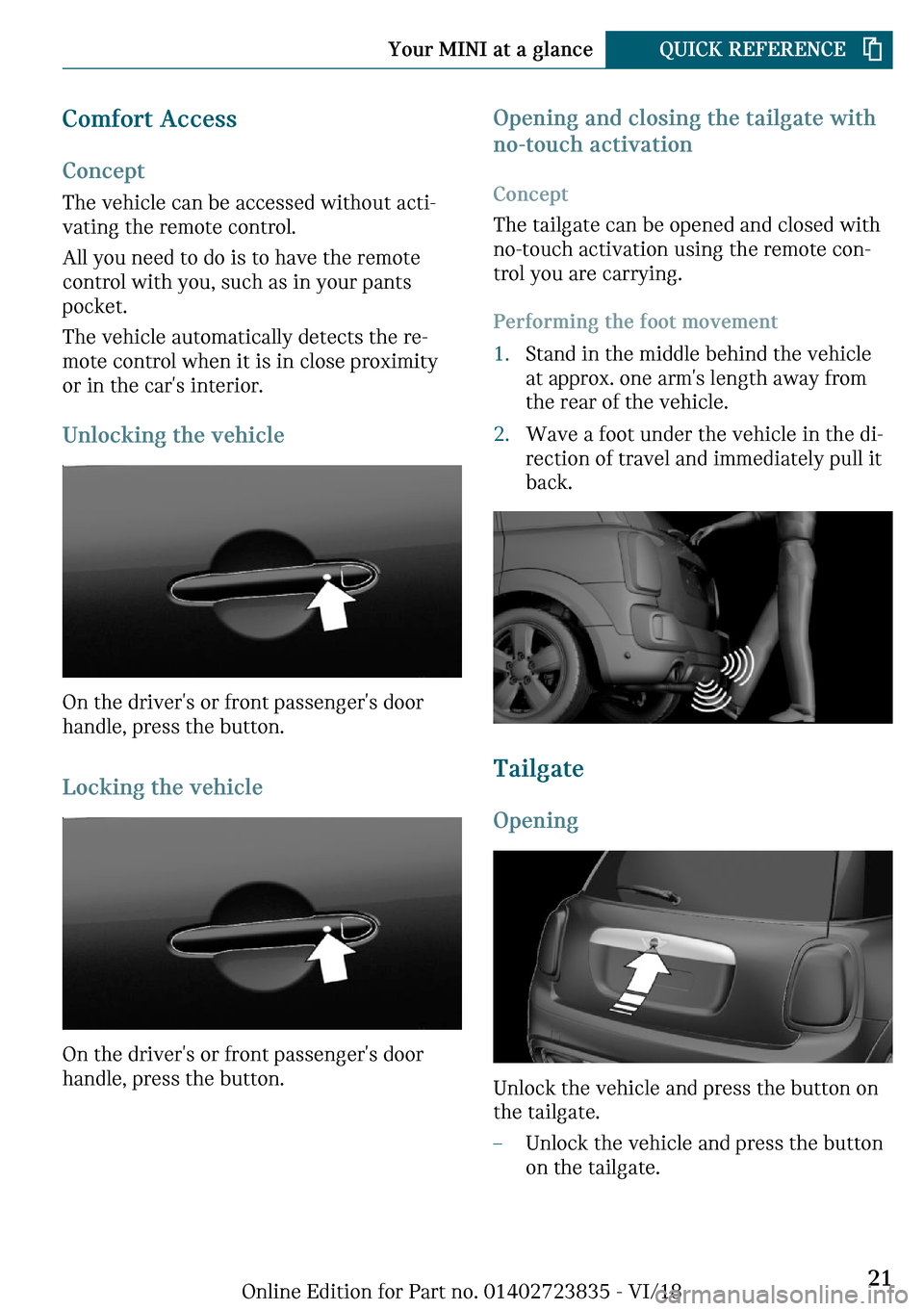 MINI Countryman 2019  Owners Manual �C�
