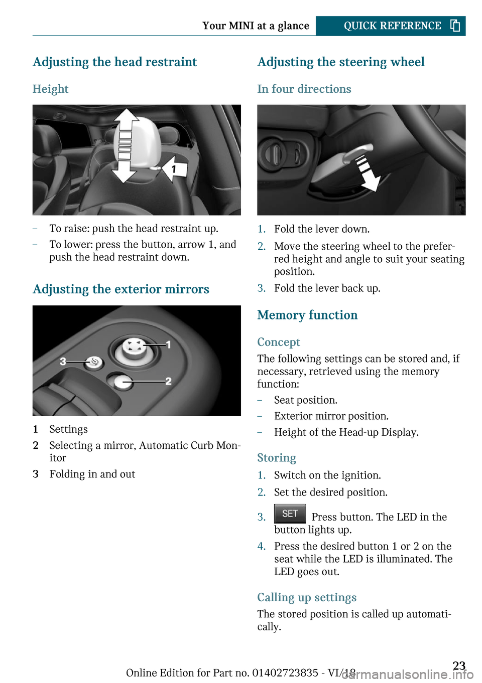 MINI Countryman 2019  Owners Manual ��