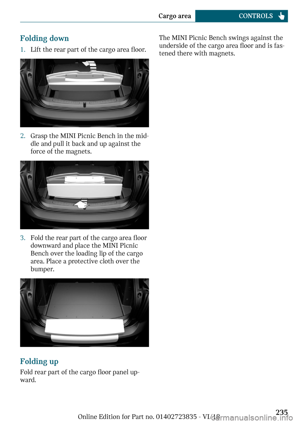 MINI Countryman 2019  Owners Manual �F�