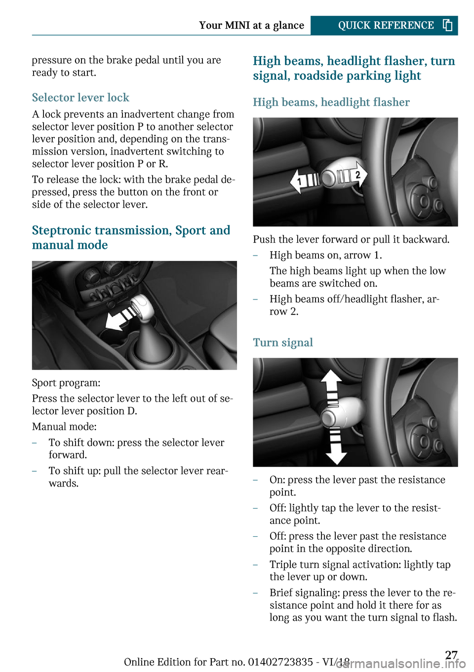 MINI Countryman 2019  Owners Manual �