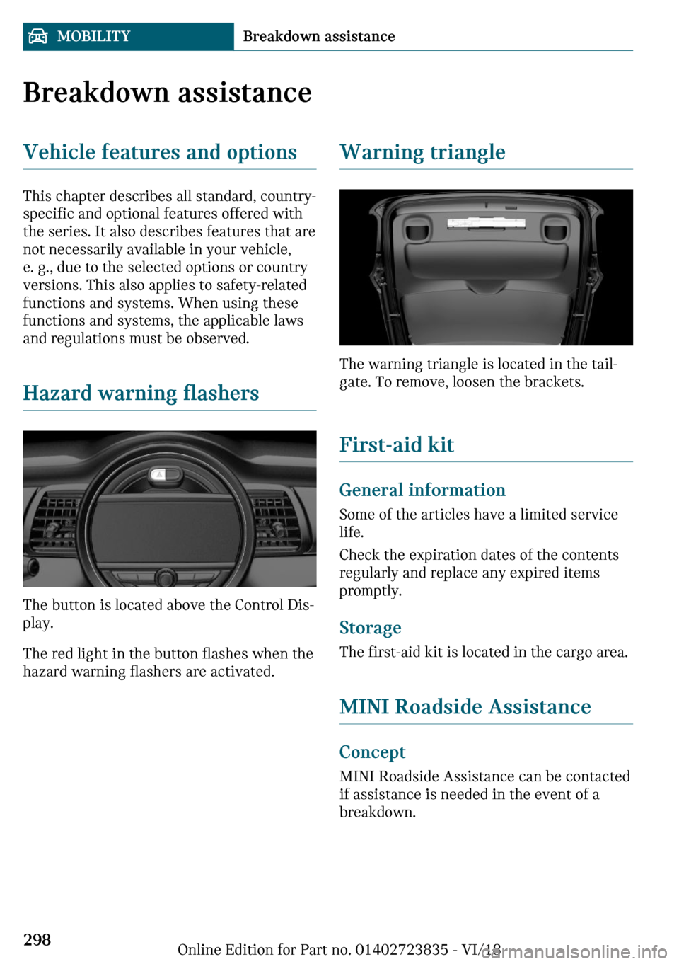 MINI Countryman 2019  Owners Manual �B�r�