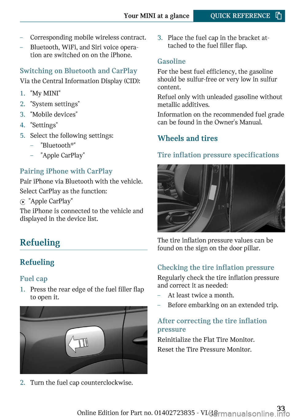 MINI Countryman 2019  Owners Manual 