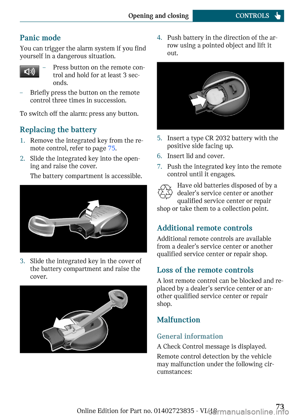MINI Countryman 2019  Owners Manual �\�