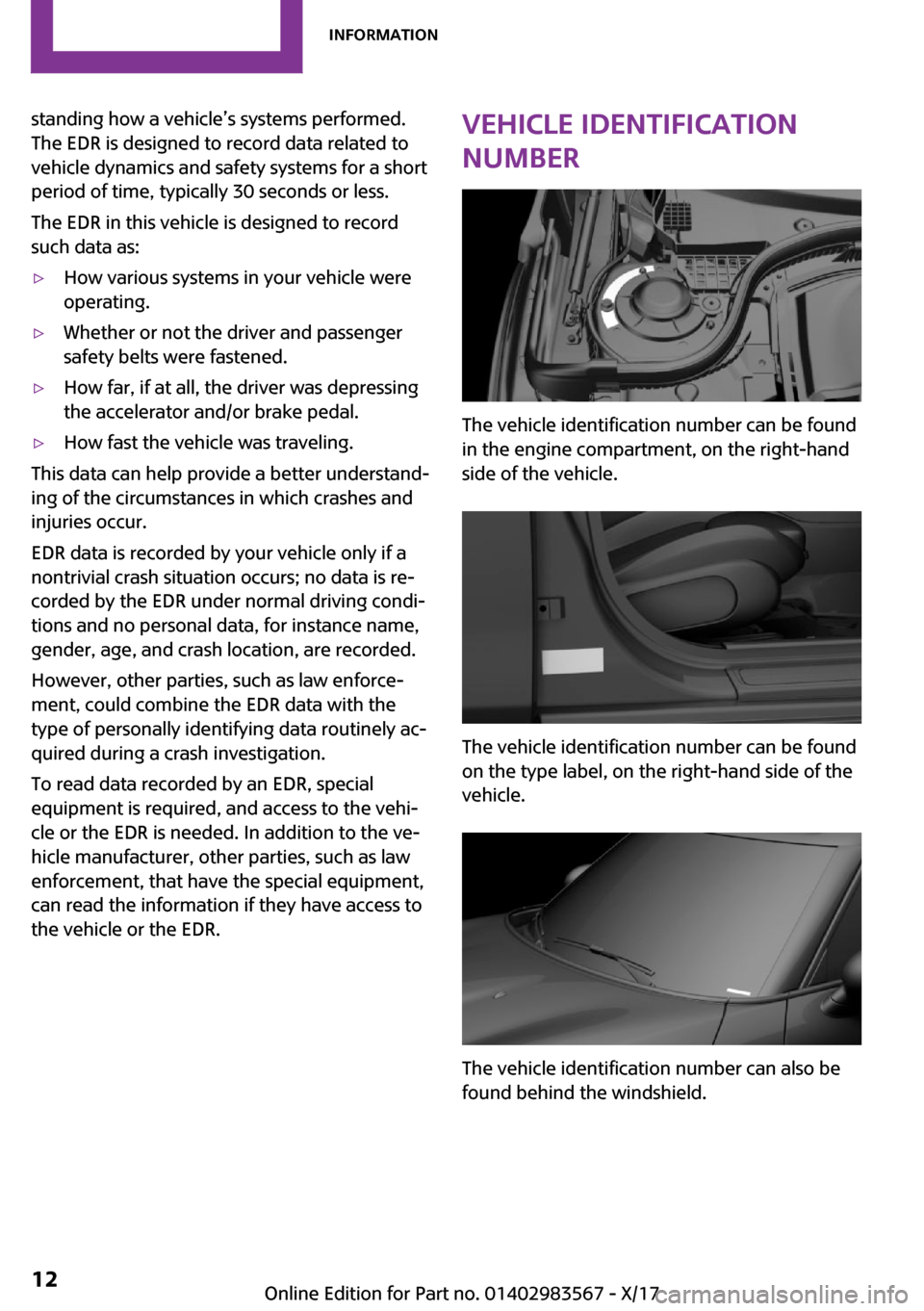 MINI Countryman 2018  Owners Manual �s�t�a�n�d�i�n�g� �h�o�w� �a� �v�e�h�i�c�l�e