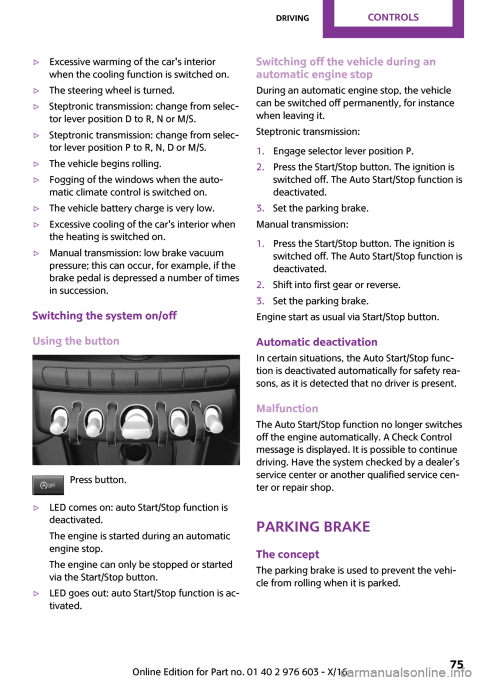 MINI Countryman 2017  Owners Manual 