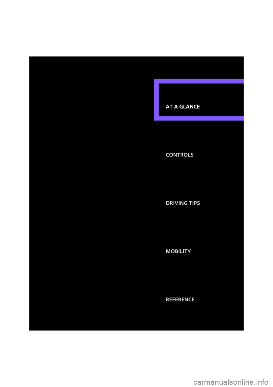 MINI Hardtop 2 Door 2007  Owners Manual At a glance
Controls
Driving tips
Mobility
Reference At a glance 