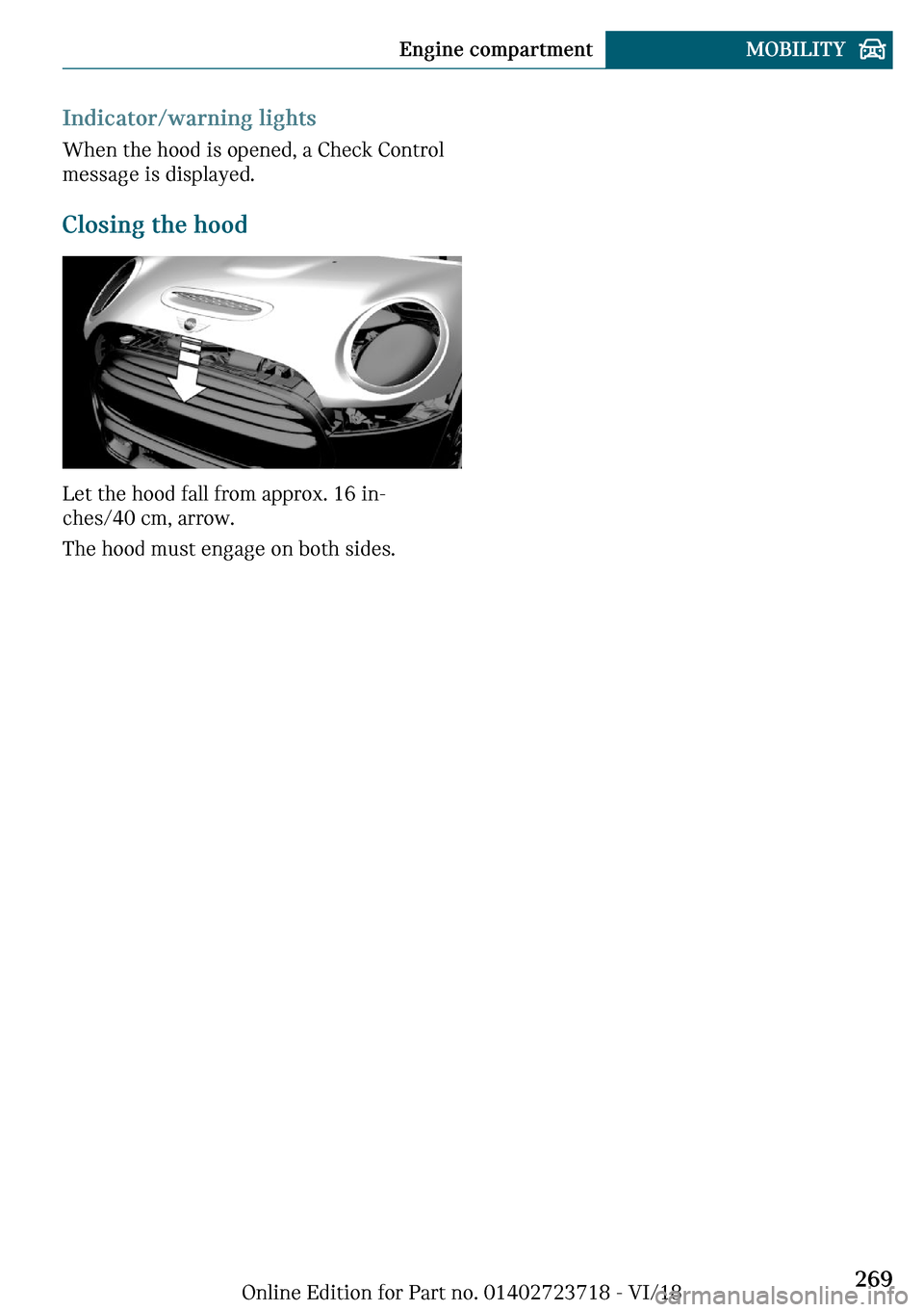 MINI Hardtop 4 Door 2019  Owners Manual �-�n�