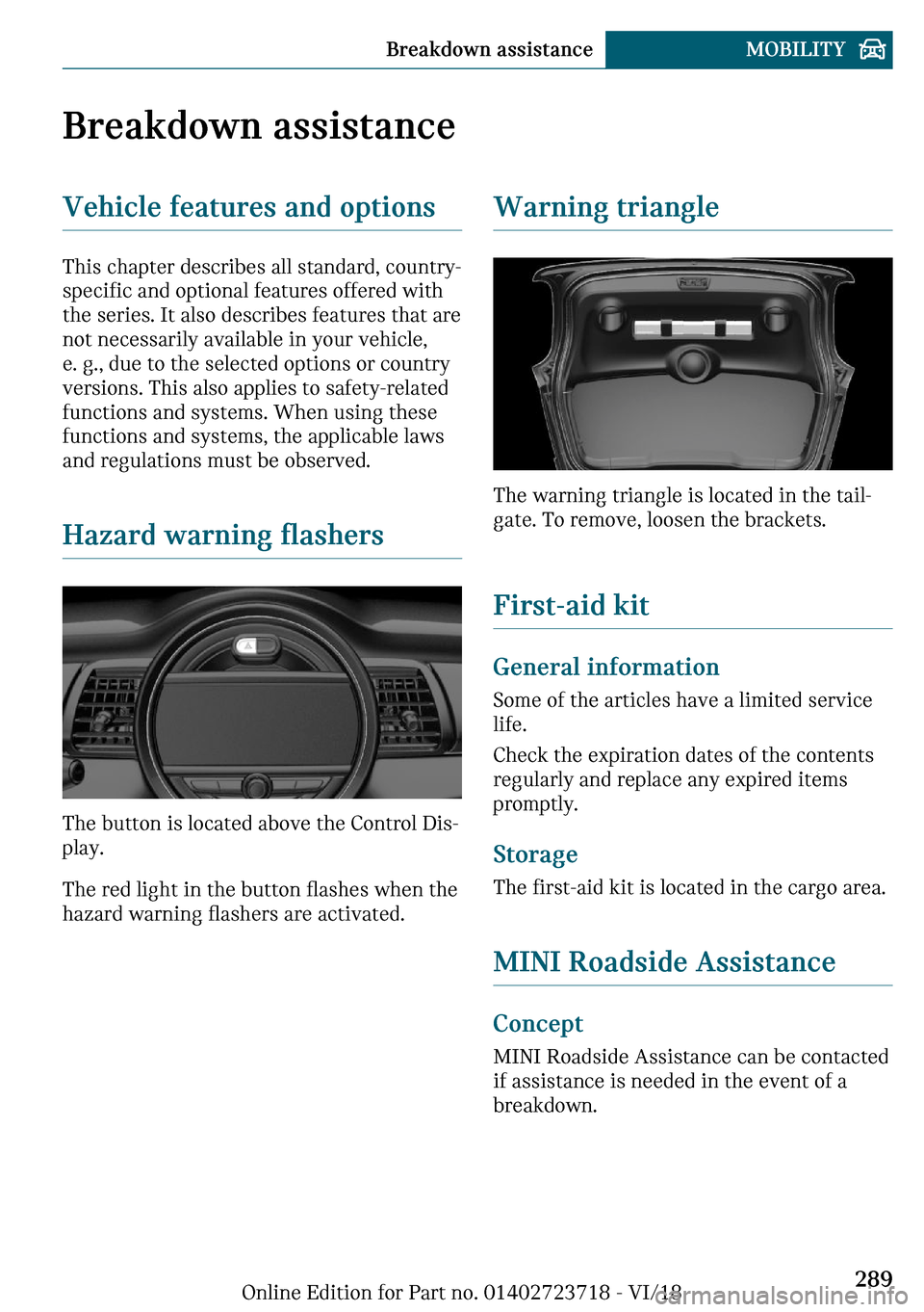 MINI Hardtop 4 Door 2019  Owners Manual �B�r�